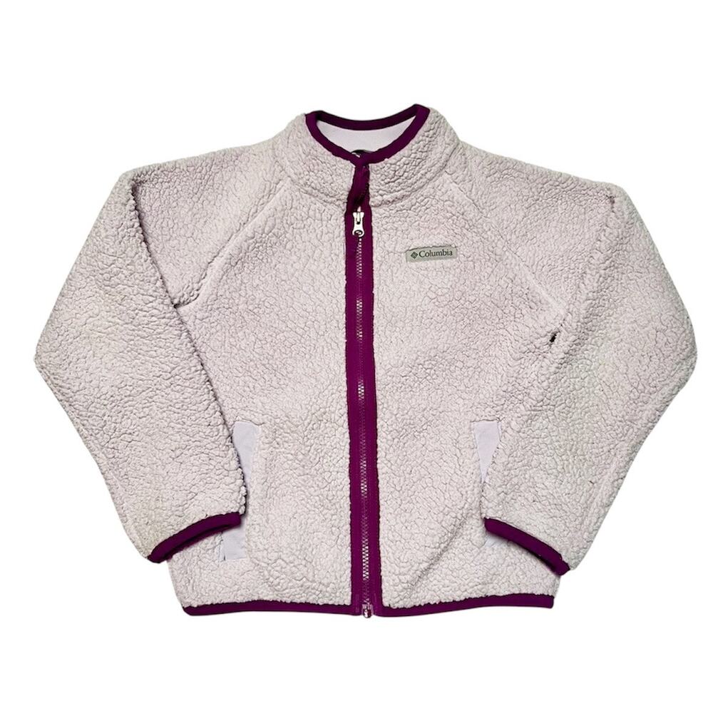 Columbia Full Zip Fleece Jacket Size 8